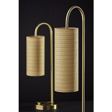 ADESSO Mendoza Table Lamp With Woven Shade