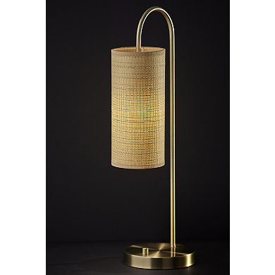 ADESSO Mendoza Table Lamp With Woven Shade