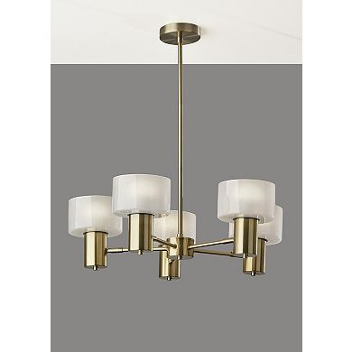 ADESSO Rhodes 4-Light Chandelier Light Fixture