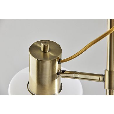 ADESSO Rhodes Adjustable Arm Floor Lamp