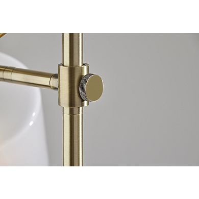 ADESSO Rhodes Adjustable Arm Floor Lamp