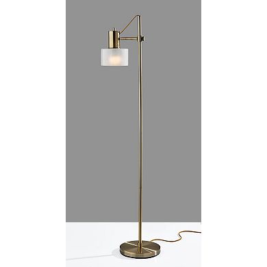 ADESSO Rhodes Adjustable Arm Floor Lamp