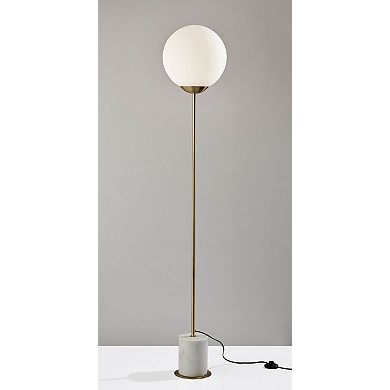 ADESSO Modern Marble Base Floor Lamp