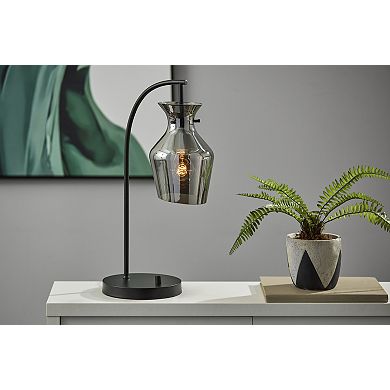 ADESSO Tate Table Lamp with Adjustable Arm and Metallic Finish