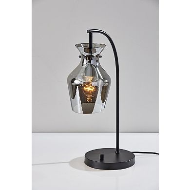ADESSO Tate Table Lamp with Adjustable Arm and Metallic Finish