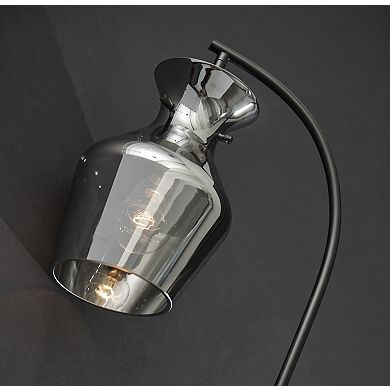 ADESSO Tate Table Lamp with Adjustable Arm and Metallic Finish