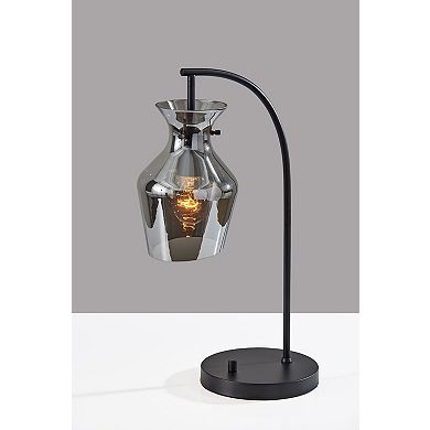 ADESSO Tate Table Lamp with Adjustable Arm and Metallic Finish