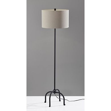 ADESSO Silos Modern Floor Lamp with Tripod Base