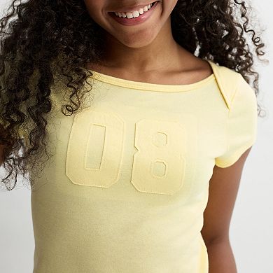 Girls 6-20 SO Soft Cap Sleeve T-Shirt in Regular & Plus Size