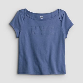 Girls 6-20 SO® Soft Cap Sleeve T-Shirt in Regular & Plus Size