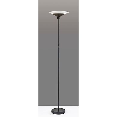 ADESSO Solar LED Torchiere Floor Lamp