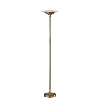 ADESSO Solar LED Torchiere Floor Lamp