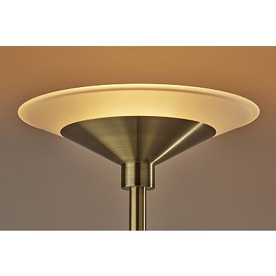 ADESSO Solar LED Torchiere Floor Lamp