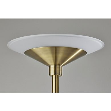 ADESSO Solar LED Torchiere Floor Lamp