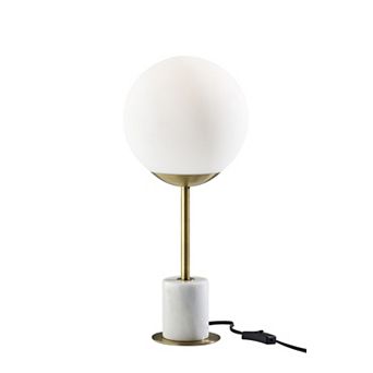 ADESSO Modern Globe Table Lamp with Marble Base