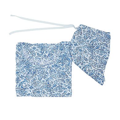 Plus Size Croft & Barrow® Lush Luxe Ruffle Sleeve Pajama Top & Pajama Shorts Set