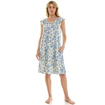 Women's Croft & Barrow® Lush Luxe Ruffle Cap Sleeve Nightgown