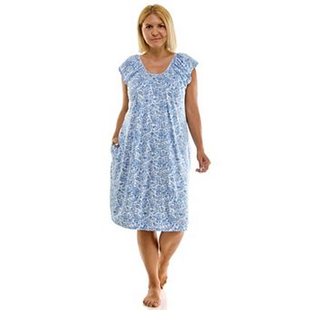 Plus Size Croft & Barrow® Lush Luxe Ruffle Cap Sleeve Nightgown