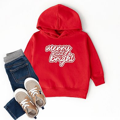 Merry & Bright Outline Puff - Toddler Hoodie