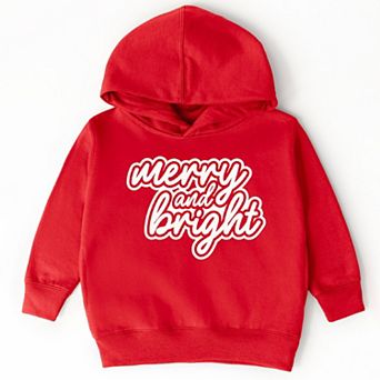 Merry & Bright Outline Puff - Toddler Hoodie