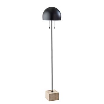 ADESSO Modern Dimmable Floor Lamp with Concrete Base