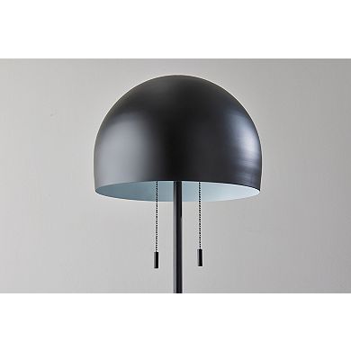 ADESSO Modern Dimmable Floor Lamp with Concrete Base