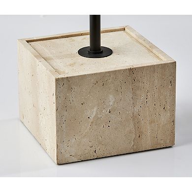 ADESSO Modern Dimmable Floor Lamp with Concrete Base