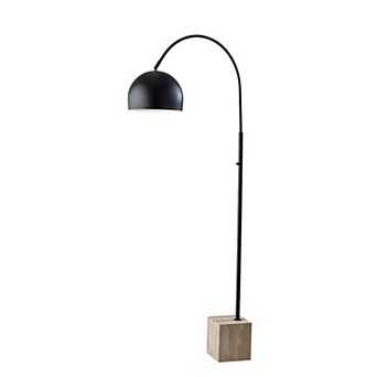 ADESSO Wilder Arc Floor Lamp with Adjustable Arm and Concrete Base
