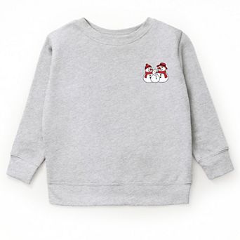 Snowman Family - Youth Graphic Sweatshirt