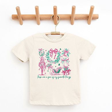 These Are A Few Of My Favorite Things Coquette - Youth Short Sleeve Graphic T-Shirt