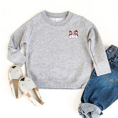 Snowman Family - Toddler Graphic Sweatshirt