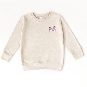 Snowman Family - Toddler Graphic Sweatshirt