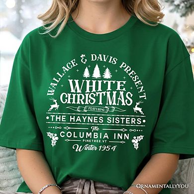 White Christmas Movie Vintage T-Shirt, Haynes Sisters Wallace & Davis 1954 Holiday Tee