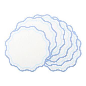 Placemats Set of 6 Leather Placemats for Kitchen Dining Table Decor Table Placemats 13.4inch