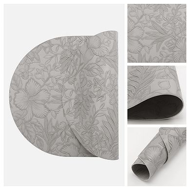 Placemats Set of 6 Leather Placemats for Dining Table Decor Waterproof Table Placemats 17.7*11.8inch