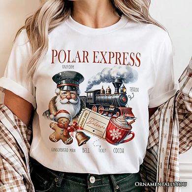 Polar Express Christmas T-Shirt, Vintage Holiday Santa Tee