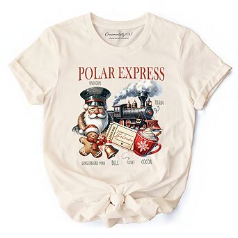 Polar Express Christmas T-Shirt, Vintage Holiday Santa Tee