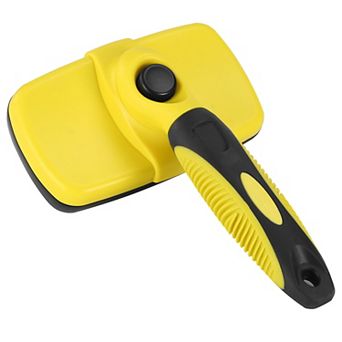 Self-Cleaning Slicker Brush for Dogs & Cats Pet Grooming & Shedding Hair Remover Tool
