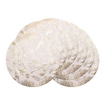 Placemats Set of 6 for Kitchen Dining Table Decor Table Placemats Wipeable Floral Table Mat 15inch