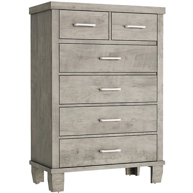 tall 6 drawer chest dresser Amish Tioga Rustic 6 Drawer Tall Chests of Drawers