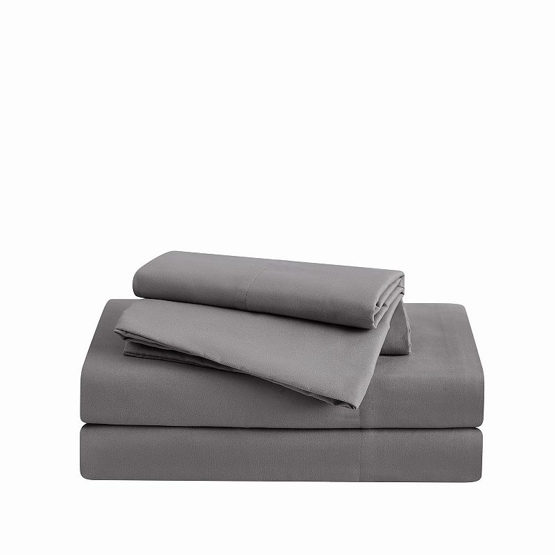 Truly Soft Everyday Sheet Set with Pillowcases, Dark Gray