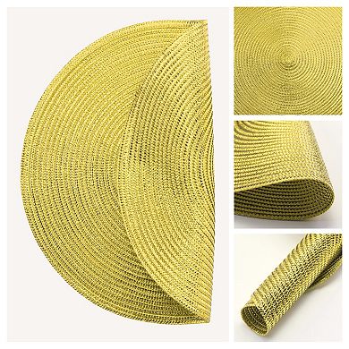 Farmhouse Placemats Set of 6 Woven Placemats for Dining Table Decor Kitchen Table Mat 15inch