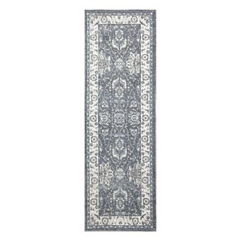 Nourison Astra Bordered Vintage Washable Indoor Area Rug