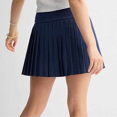 Juniors' SO Woven Pleated Skort