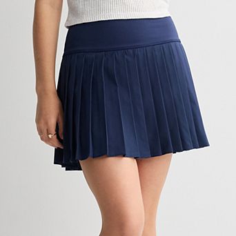 Juniors' SO® Woven Pleated Skort