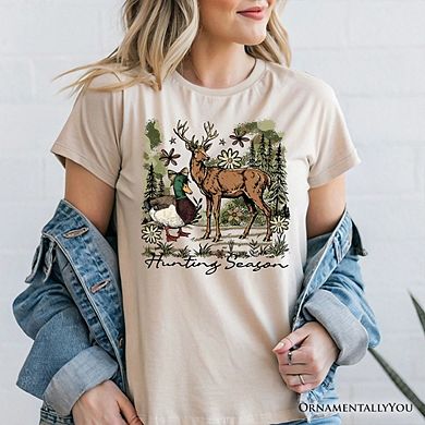 Coquette Hunting Season T-Shirt, Rustic Wildlife Hunter Tee