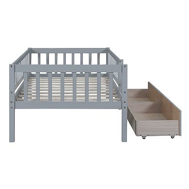 Whisen Multi-functional Design Wood Daybed with Two Drawers