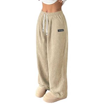 Women's Stretchy Wide Leg Palazzo Lounge Pants Casual Comfy High Waist Palazzo Pants