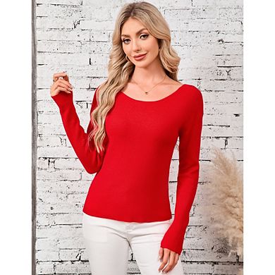 Womens V Neck Cardigan Sweaters Button Down Long Sleeve Ribbed Sweater Blazer Fall Going Out Tops