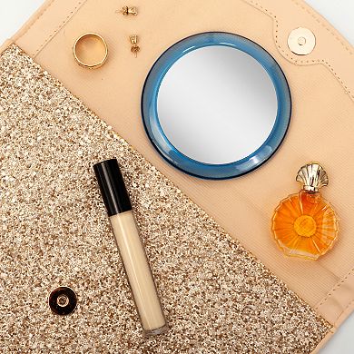 Dual-Sided Compact Mirror — 5X/1X Magnification (Acrylic)